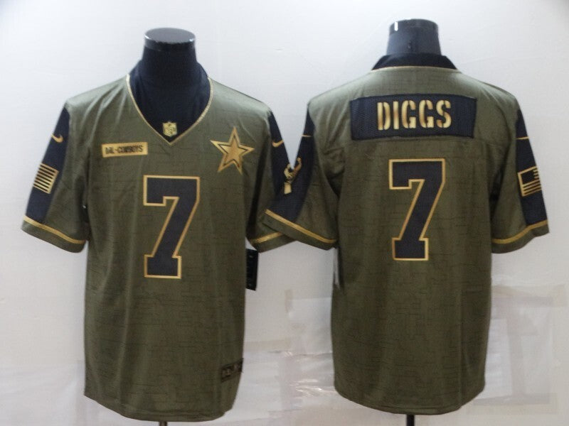 Dallas Cowboys #7 Diggs 21 Salute 888