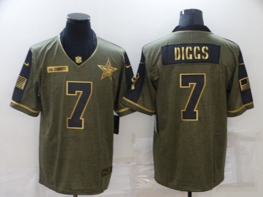 Dallas Cowboys #7 Diggs 21 Salute 888