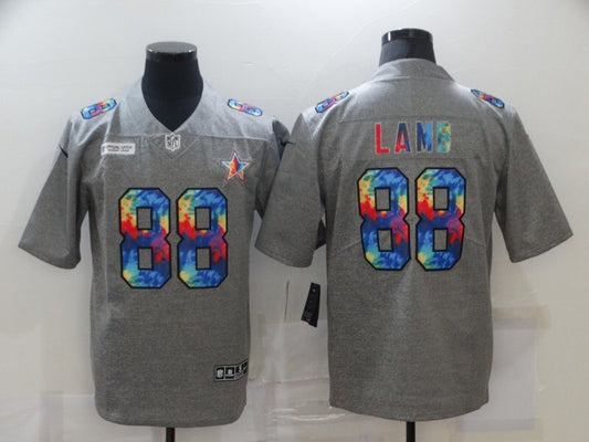 Dallas Cowboys #88 CeeDee Lamb Hemp Gray Rainbow 978