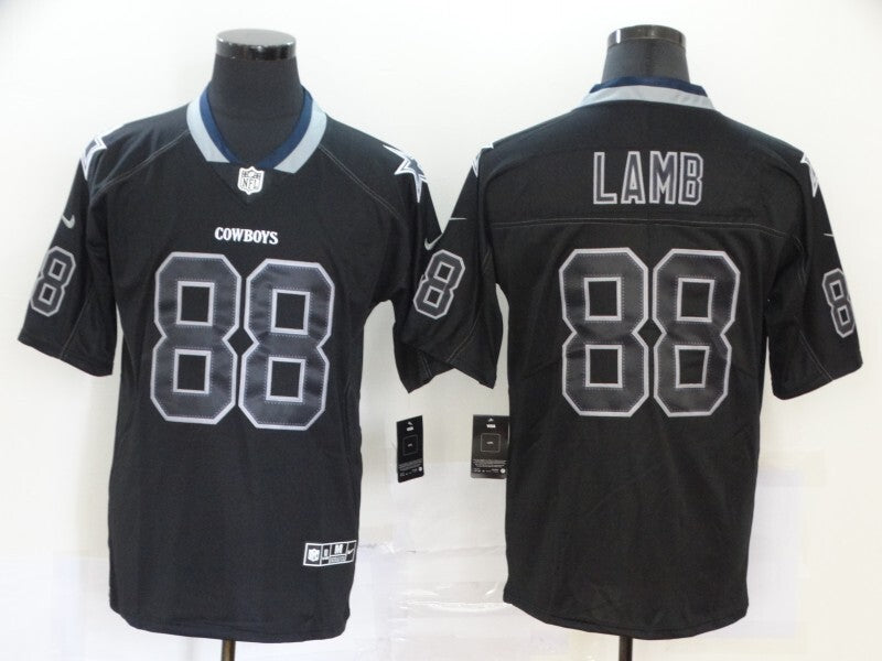 Dallas Cowboys #88 CeeDee Lamb Lights Out Adult 052