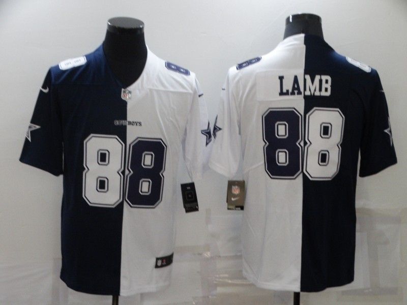 Dallas Cowboys #88 Cee DeeLamb White Split Adult fd0