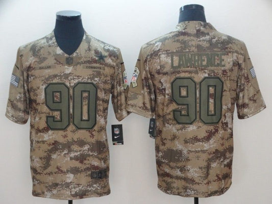 Dallas Cowboys #90 Demarcus Lawrence 18 Salute 7f1