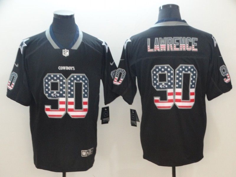 Dallas Cowboys #90 Demarcus Lawrence Black Adult ac4