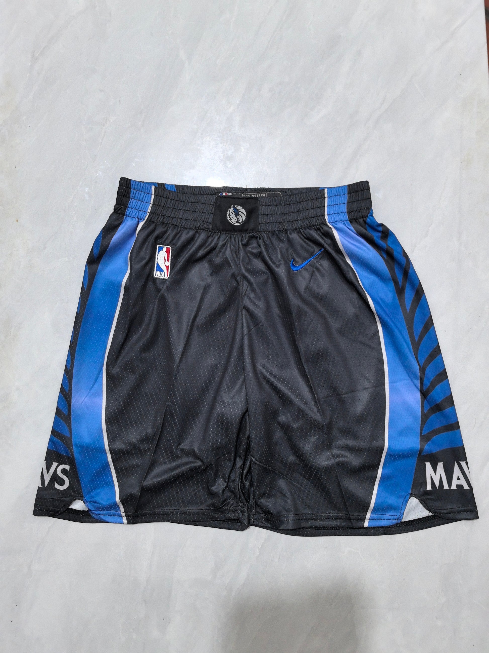 Dallas Mavericks 26 Mavericks Black City Edition Shorts Style 2