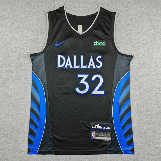 Dallas Mavericks #32 Cooper Flagg 26 Mavericks 32 Black City Edition Style 4