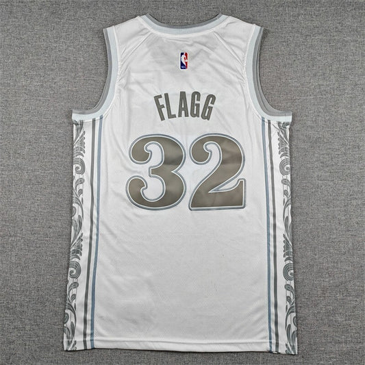Dallas Mavericks #32 Cooper Flagg Mavericks 32 White City Edition s-xxl Style 1