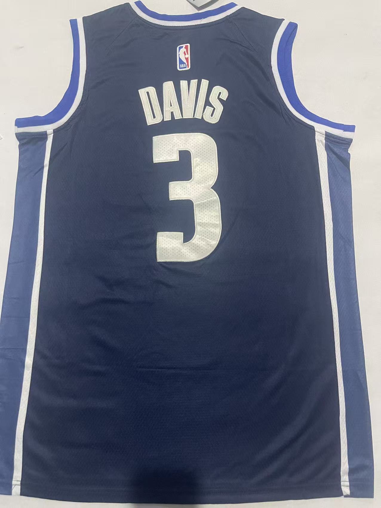Dallas Mavericks #3 Anthony Davis Mavericks 3 # Navy Style 1