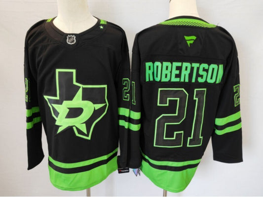Dallas Stars #21 Jason Robertson Stars Style 1