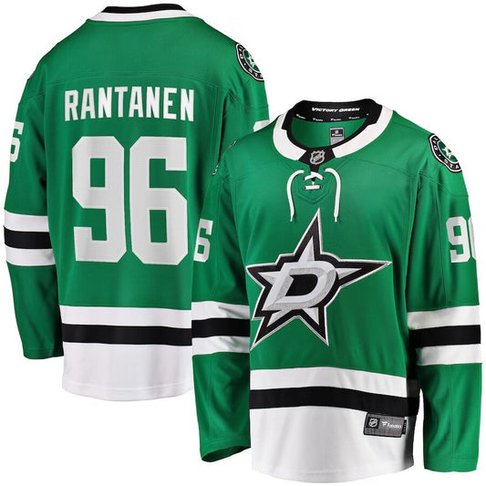 Dallas Stars #96 Mikko Rantanen Home Breakaway Jersey - Kelly Green