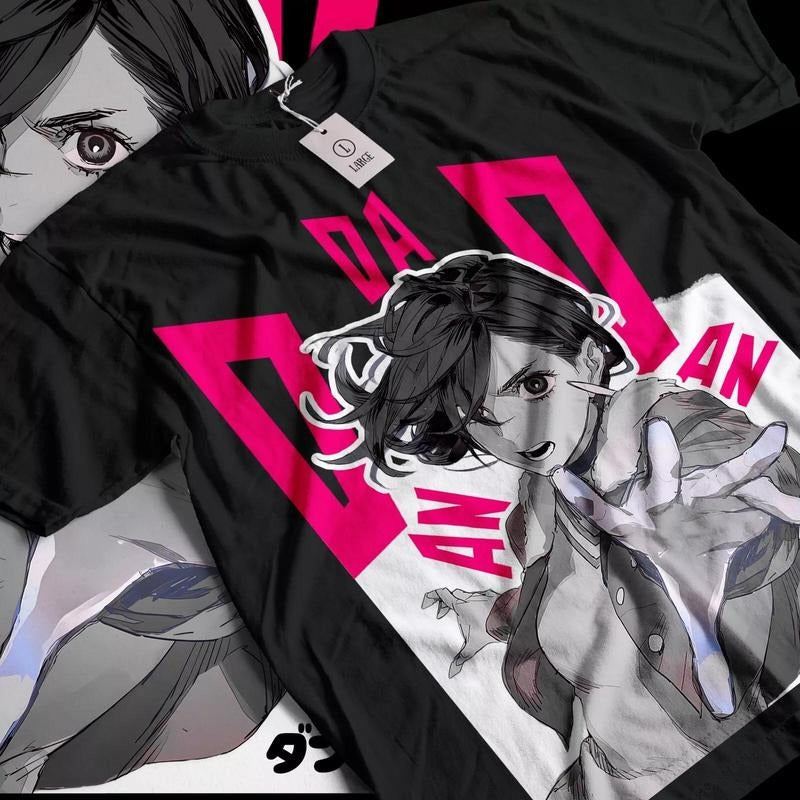 Dandadan Momo Ayase T-shirt Cosplay Momo Anime Gift Shirt All Size