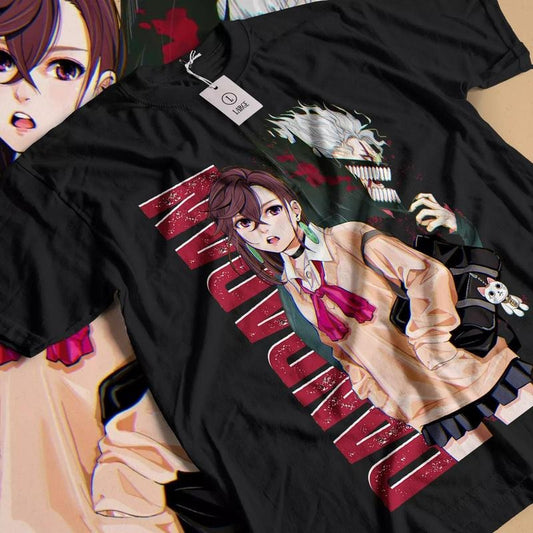 Dandadan T-Shirt Momo Ayase T-shirt Cosplay Momo Anime Gift Shirt Size