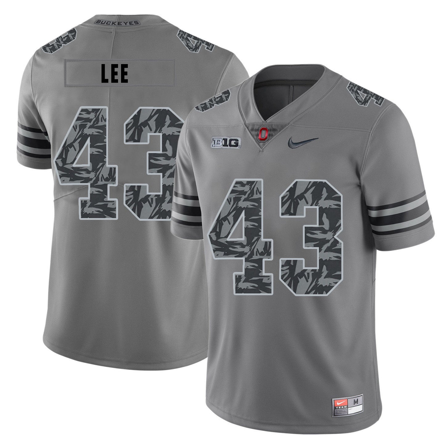 Darron Lee 43 Pattern Dark Gray