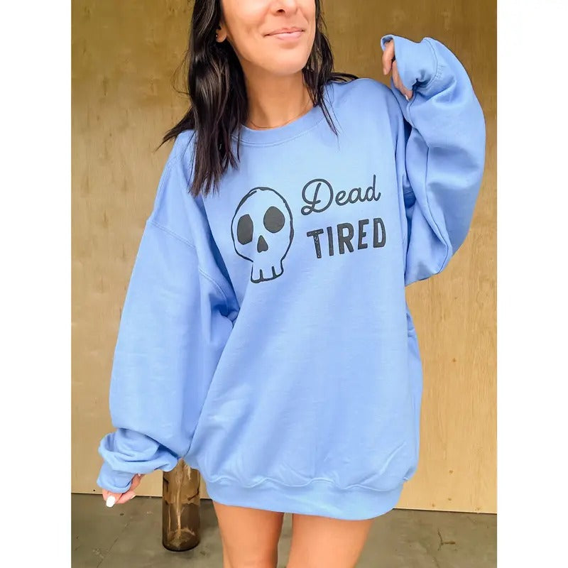 Dead Tired Graphic Pullover