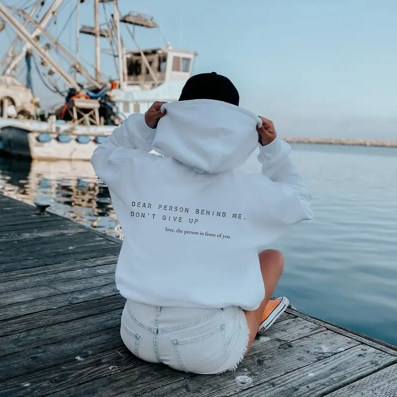 Dear Person Behind Me Hoodie Aesthetic Oversized Sweatshirt Person Behind Me Sweatshirt Aesthetic Be Kind Sweatshirt...