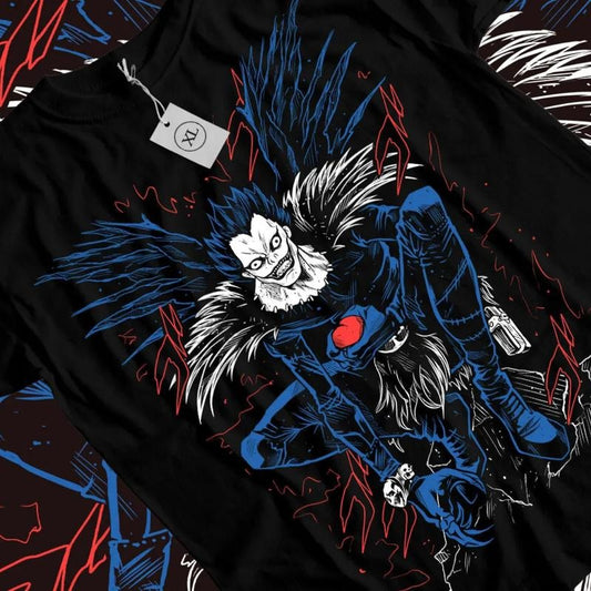 Death Note Anime T-Shirt & Sweatshirt, Ryuk Shinigami Graphic Tee, Anime Manga Lover Gifts Ball Cotton