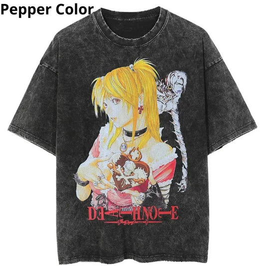 Death Note Misa Misa Vintage Graphic T-Shirt, Death Note Shirt, Misa Graphic tee, Anime Shirt, Graphic Tee, T-shirt For Men Top Menswear Womenswear