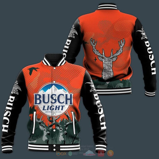 Busch light beer Deer Deer Baseball jacket