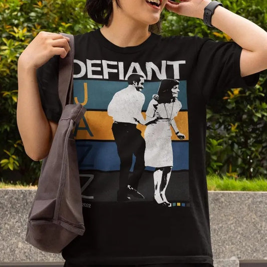 Defiant Jazzz Shirt Severance Tshirt, 90's Tv Show Gift For Him Her, Macrodata Refinement Shirt, Unisex Short Sleeve Tee...
