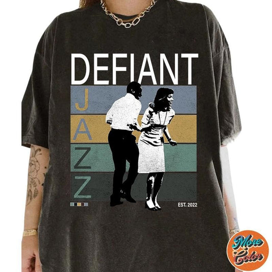 Defiantt Jazz Severancee Retro Style Classic TV Show Shirt, Cotton Unisex Shirts, Crew Neck, Size S- 3xl, Menswear Top, Womenswear Top Underwear Streetwear