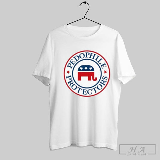 Democrats Pedophile Protectors Elephant T Shirts