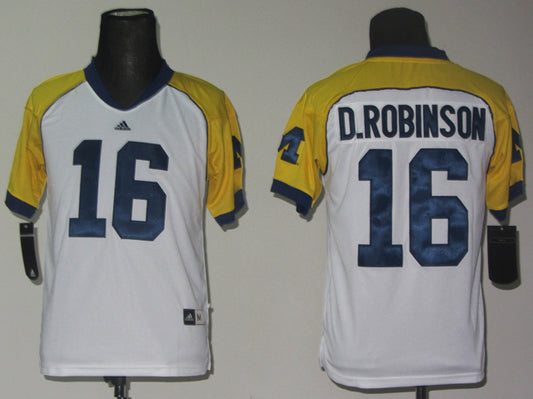 Denard Robinson 16 Youth Cowboys Classic Edition White
