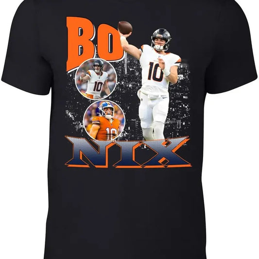 Denver Bo Nix Bootleg Style T-Shirt Hoodie, Sweatshirt | InkThreadWorks.com