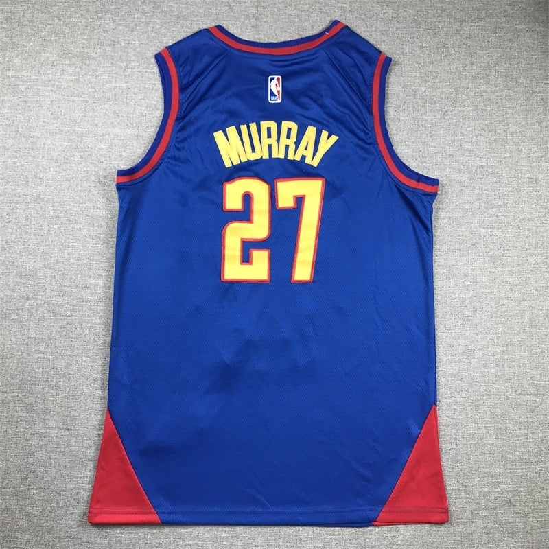 Denver Nuggets #27 Jamal Murray 23 Nuggets 27 Blue Statement Edition Style 1