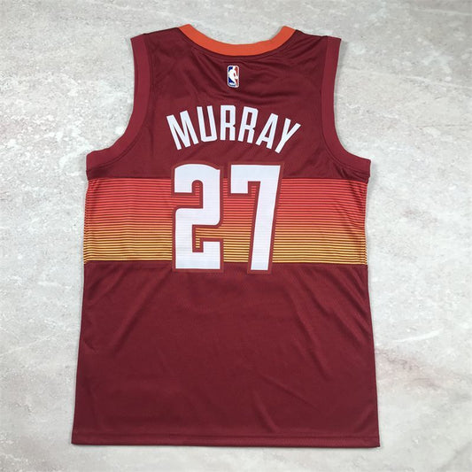 Denver Nuggets #27 Jamal Murray Hot Press Nuggets 27 Red s-xxl Style 1