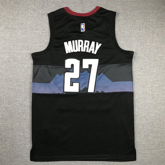 Denver Nuggets #27 Jamal Murray Nuggets 27 New Black City s-xxl Style 1