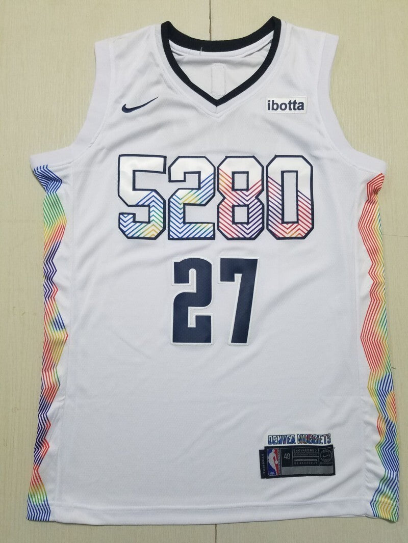 Denver Nuggets #27 Jamal Murray Nuggets 27 White City s-xxl Style 2