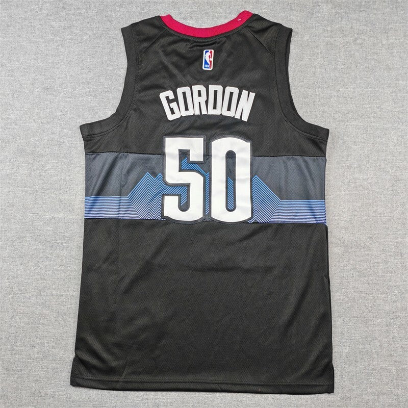 Denver Nuggets #50 Aaron Gordon Nuggets 50 Black City s-xxl Style 1