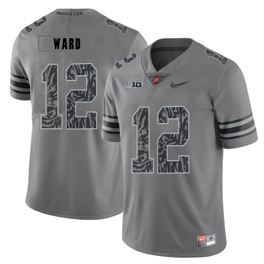 Denzel Ward 12 Pattern Dark Gray