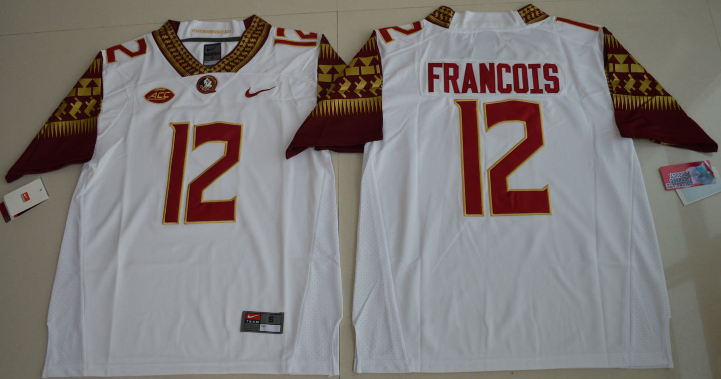 Deondre Francois 12 White 16