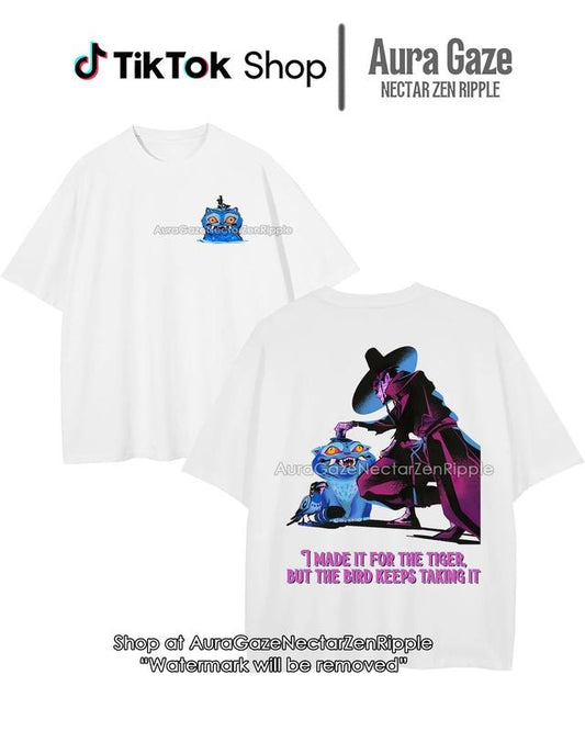 Derpy Tiger and Jinu 2Sided - KPop Demon Hunters Comfort Colors Unisex Tshirt For Fan, KPop Demon Hunters Hoodie, Sweatshirt, Movie Merch