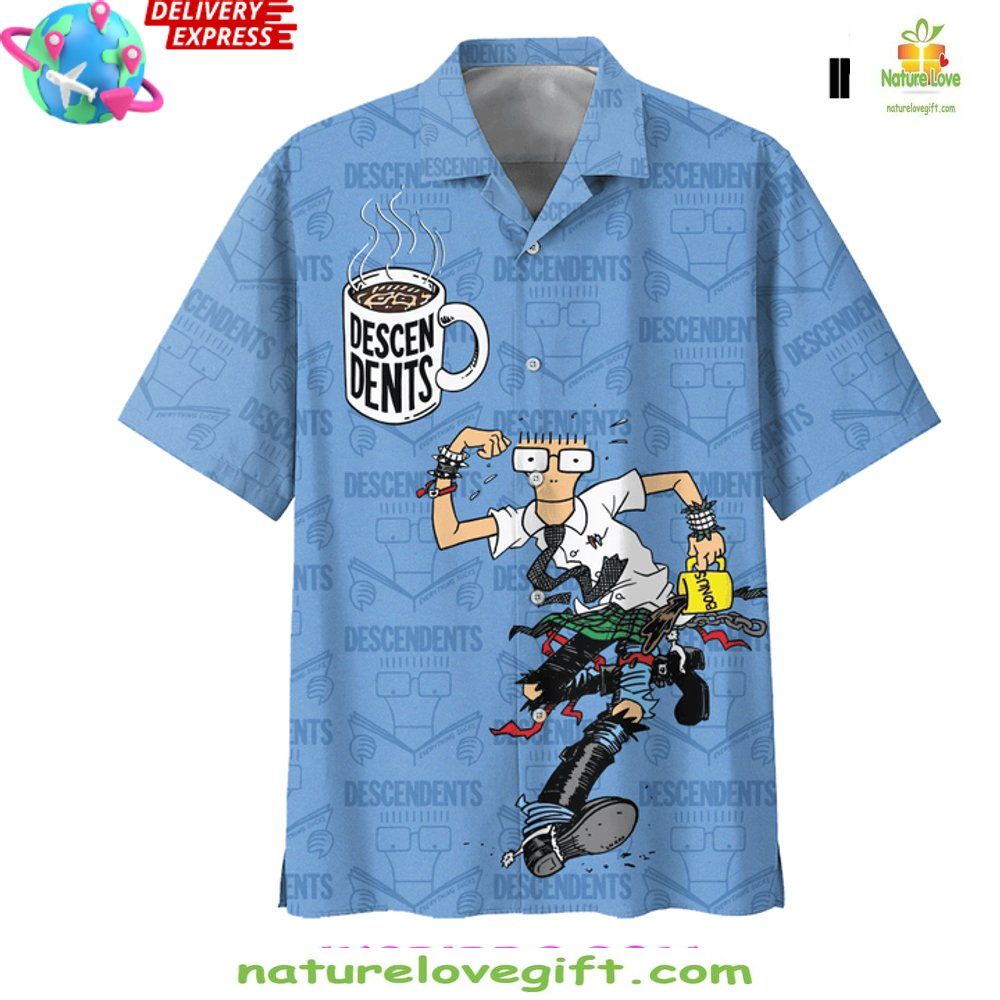 Descendents Circle Jerks Hawaiian Shirt Limited Edition