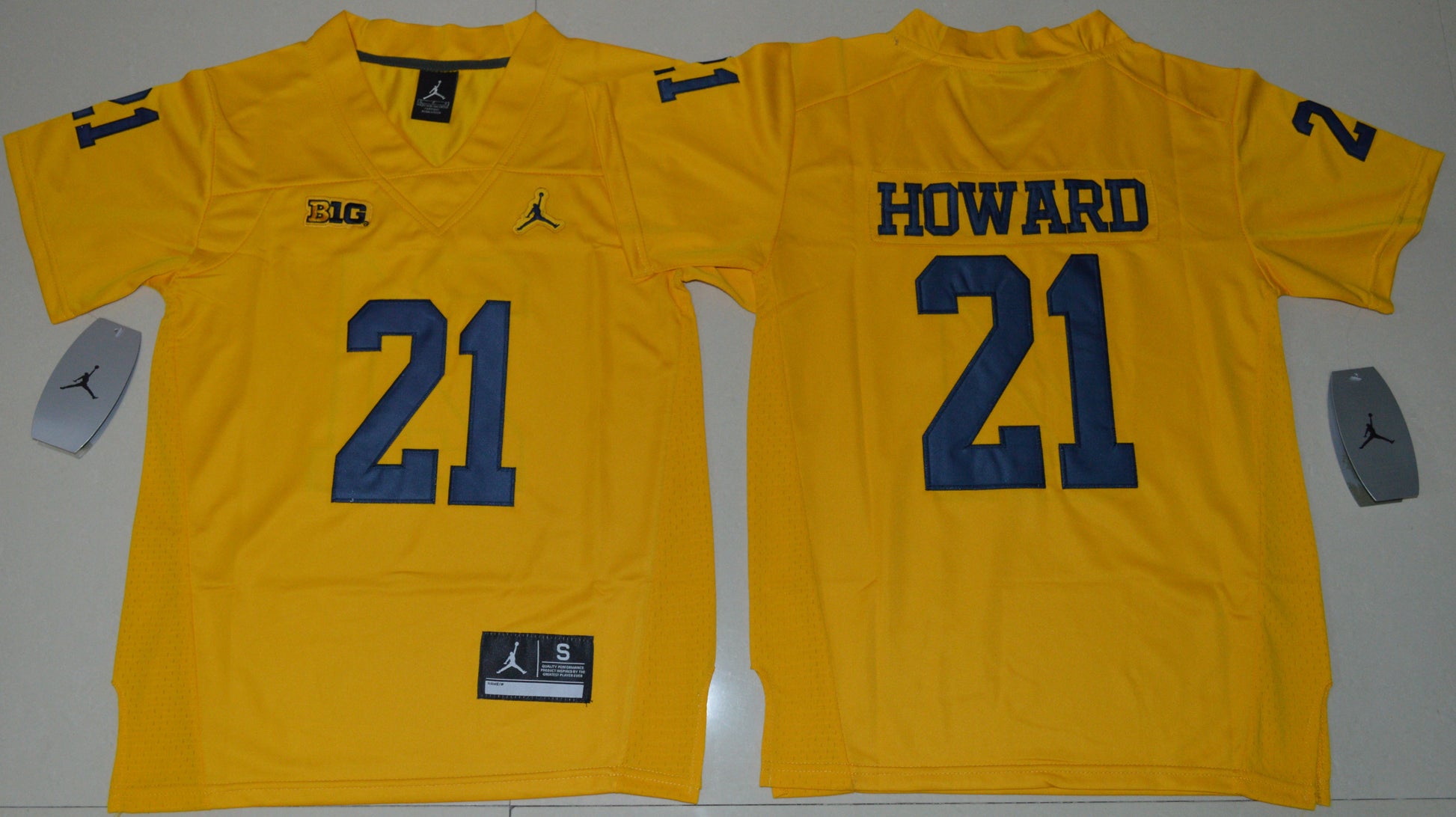 Desmond Howard 21 Youth Yellow