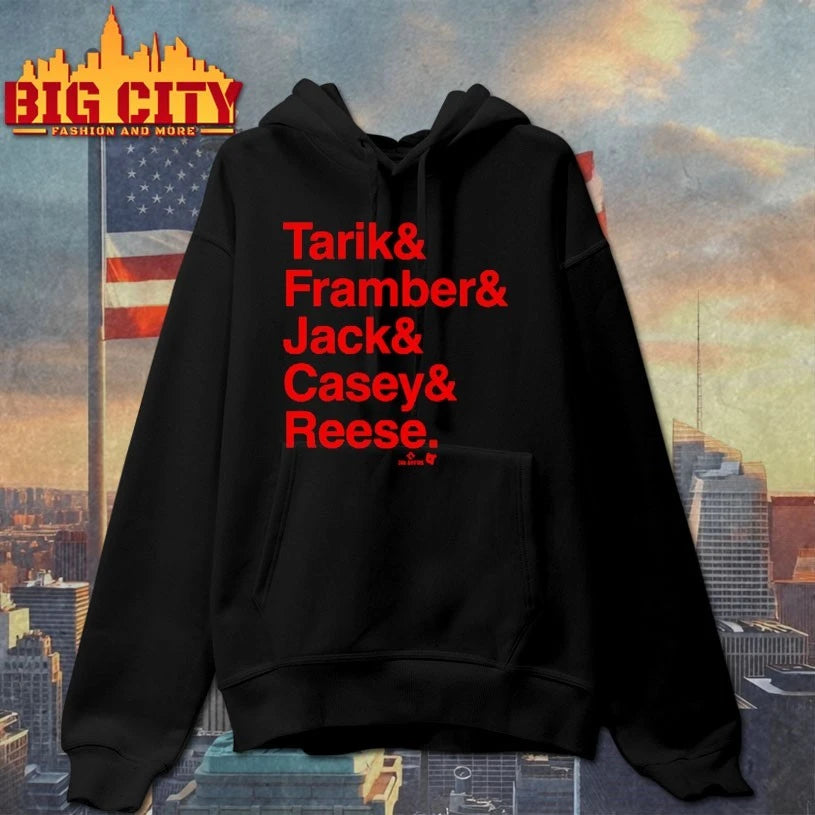 Detroit Baseball Tarik &amp; Framber &amp; Jack &amp; Casey &amp; Reese T-Shirt