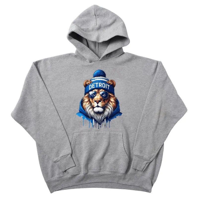 Detroit Football Hoodie Sweatshirt T-shirt, Game Day Shirt, Football Fan Shirt, For Men, For Women | InkThreadWorks.com