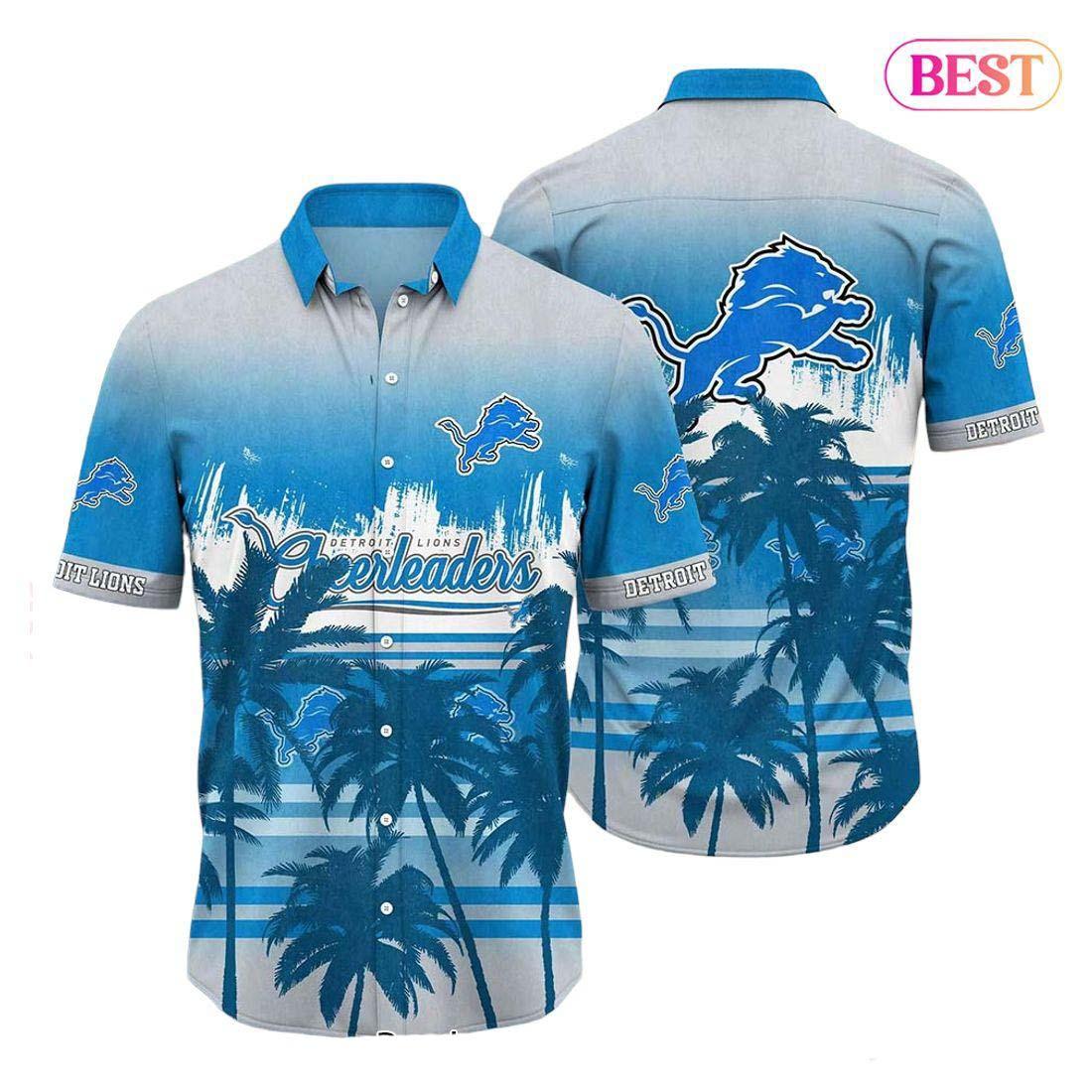 Detroit Lions Hawaiian Shirt Beachside Vibes 883118