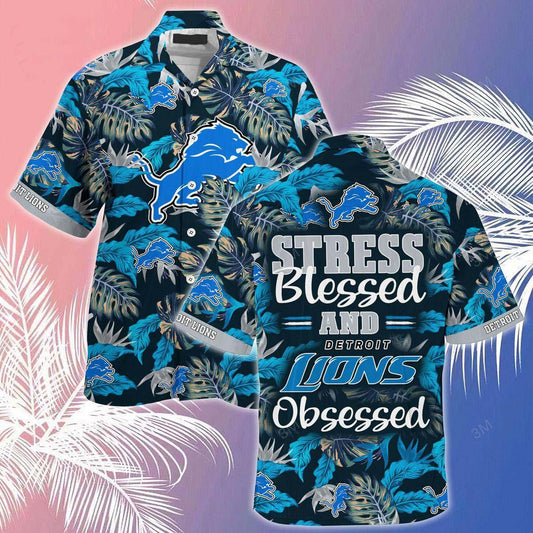 Detroit Lions Hawaiian Shirt Blessed Obsession 454131