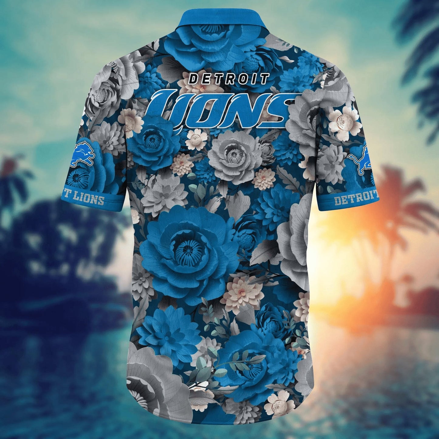 Detroit Lions Hawaiian Shirt Bloom Victory Design 662981