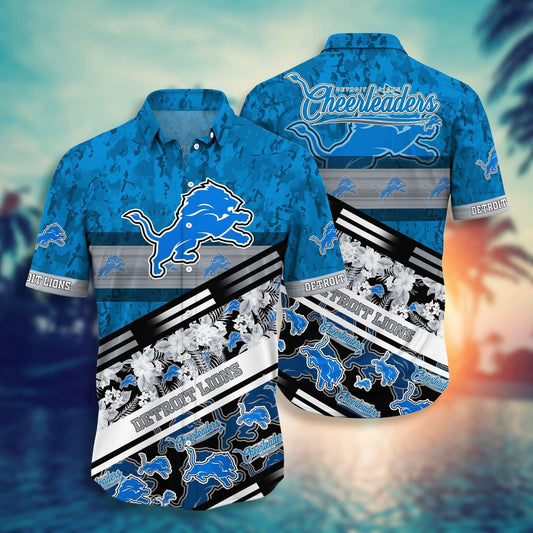 Detroit Lions Cheer Squad Hawaiian Shirt 844785