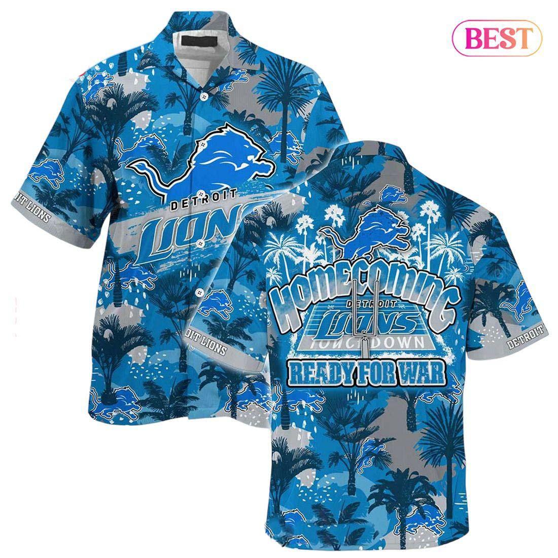 Detroit Lions Hawaiian Shirt Homecoming War 289383