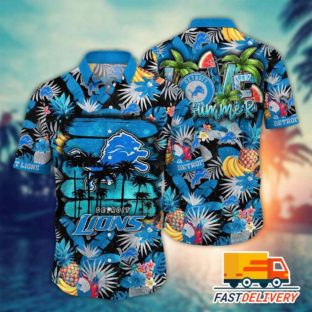 Detroit Lions Hawaiian Shirt Summer Vibes 147837