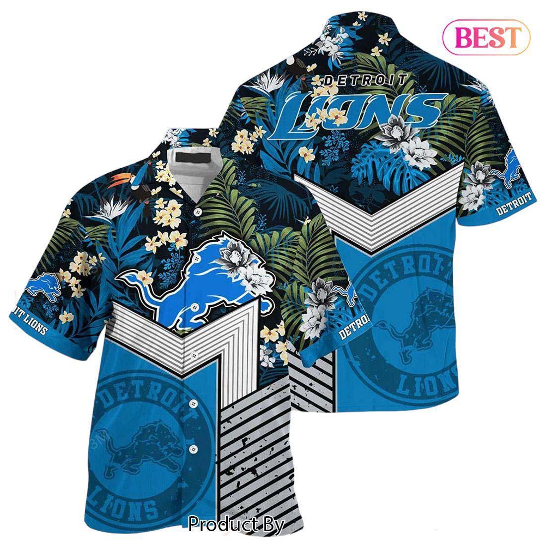 Detroit Lions Tribal Power Hawaiian Shirt 131393