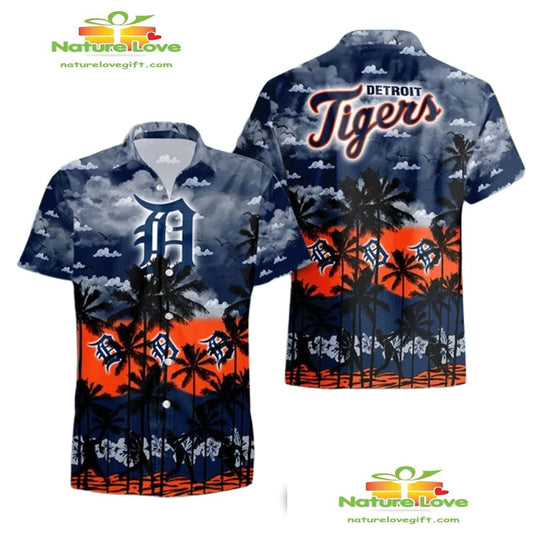 Detroit Tigers Hawaiian Shirt Summer Gift for Fans Aloha Shirt DT-G2HAXGM5