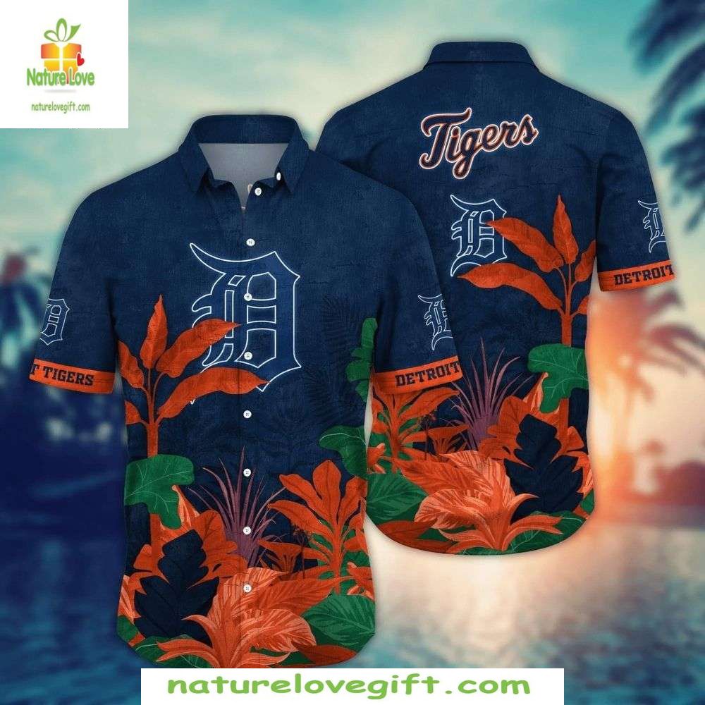 Detroit Tigers Hawaiian Shirt Stylish MLB Baseball Aloha Shirt 5UB2I6Y6
