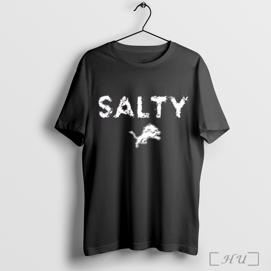 Detroit Lions Salty Sports Black 2025 T Shirt Sweatshirt Jpg