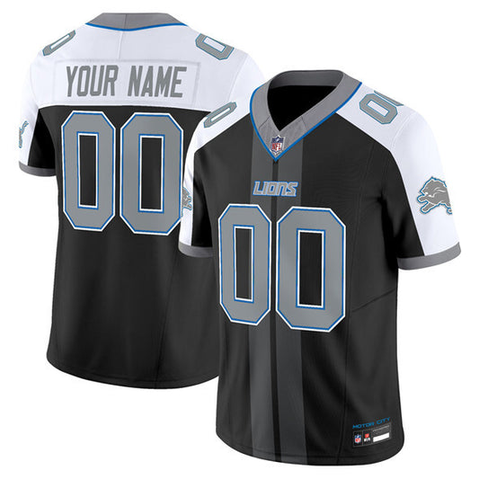 Detroit Lions Customized Black Alternate 2025 F.U.S.E. 'Motor City Racing Edition' Vapor