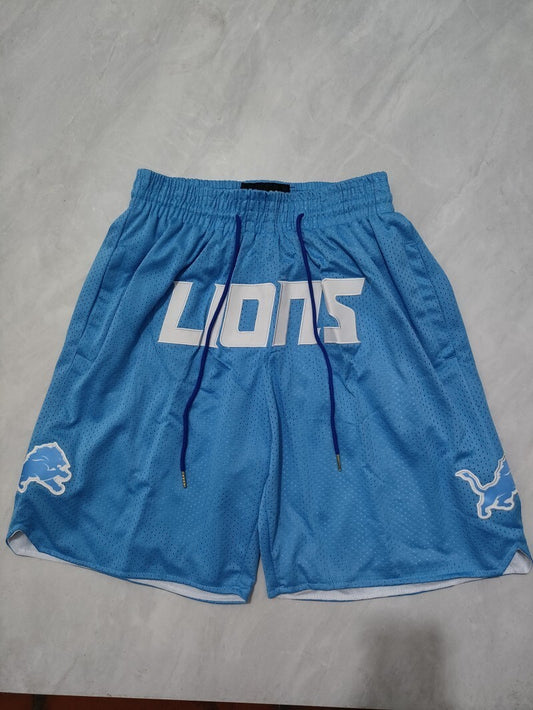 Detroit Lions Football Lions Shorts Style 2